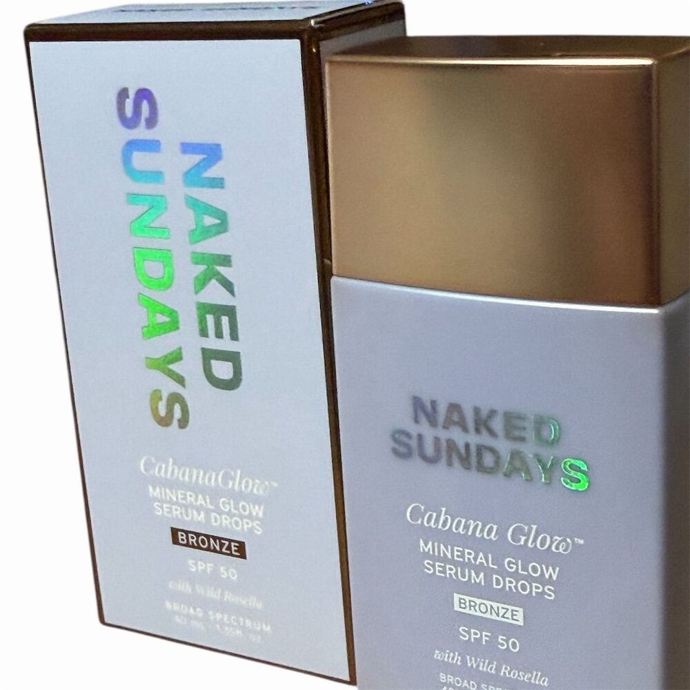 Naked Sundays Cabana Glow Mineral Serum Drops Bronze SPF 50 40ml